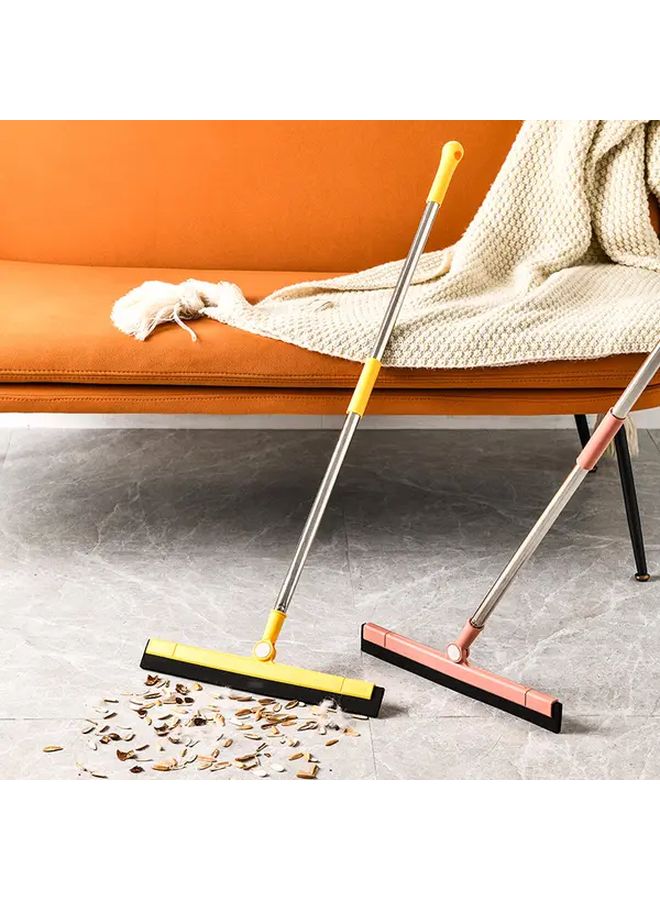 Red Heavy Duty Adjustable Squeegee Mop Scraper For Window Floor Shower Glass - Image 1